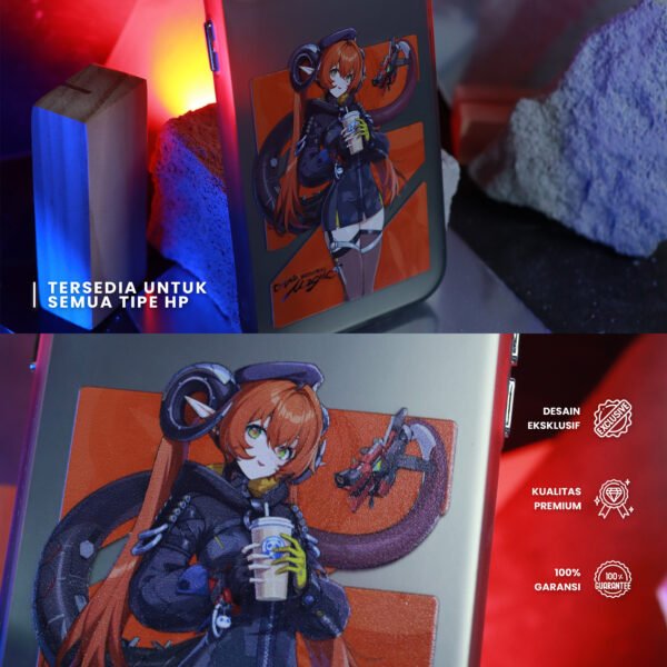 Orphie Magus Zenless Zone Zero Hologram Case - Gambar 2